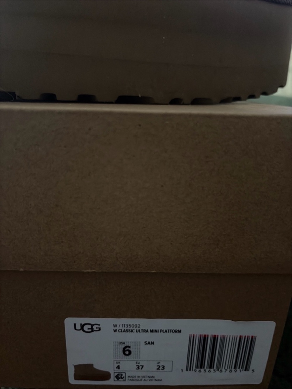 UGG  Platform Ankle Boots in Sand - Picture 3 of 4